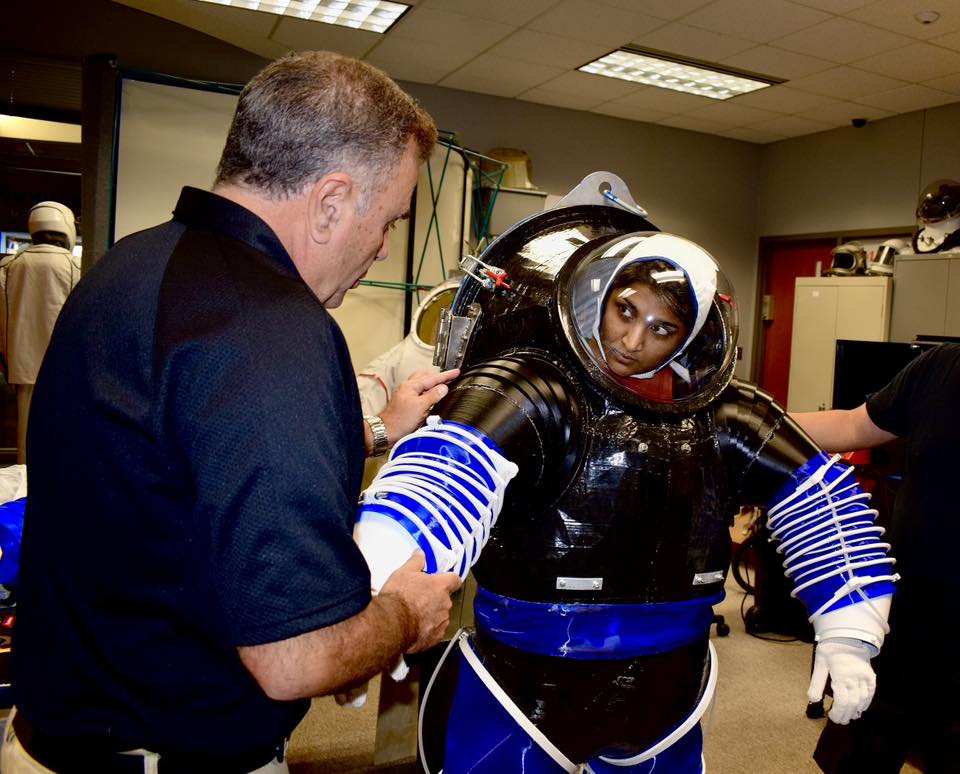 A NASA-funded lab prints full-scale spacesuits