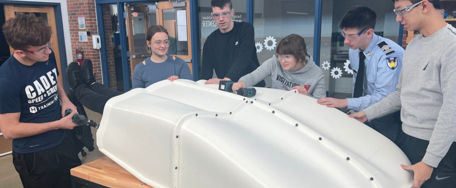 A printed layup mold for a race-car body